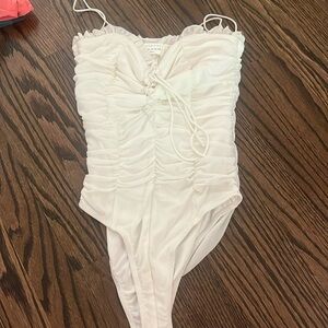 American Threads white bodysuit